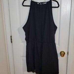 SHEIN Black Shorts Romper